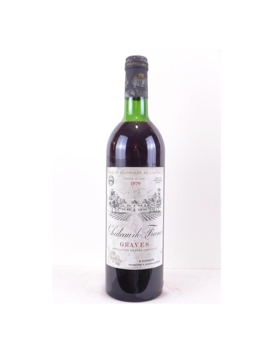 1979 - graves - château de France - rouge - bordeaux - Just Wines 