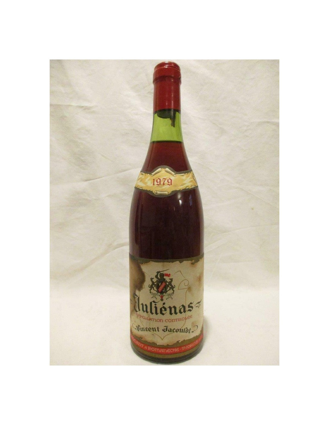 1979 - juliénas - vincent jacoulot (etiquette tâchée) - rouge - beaujolais france - Just Wines 