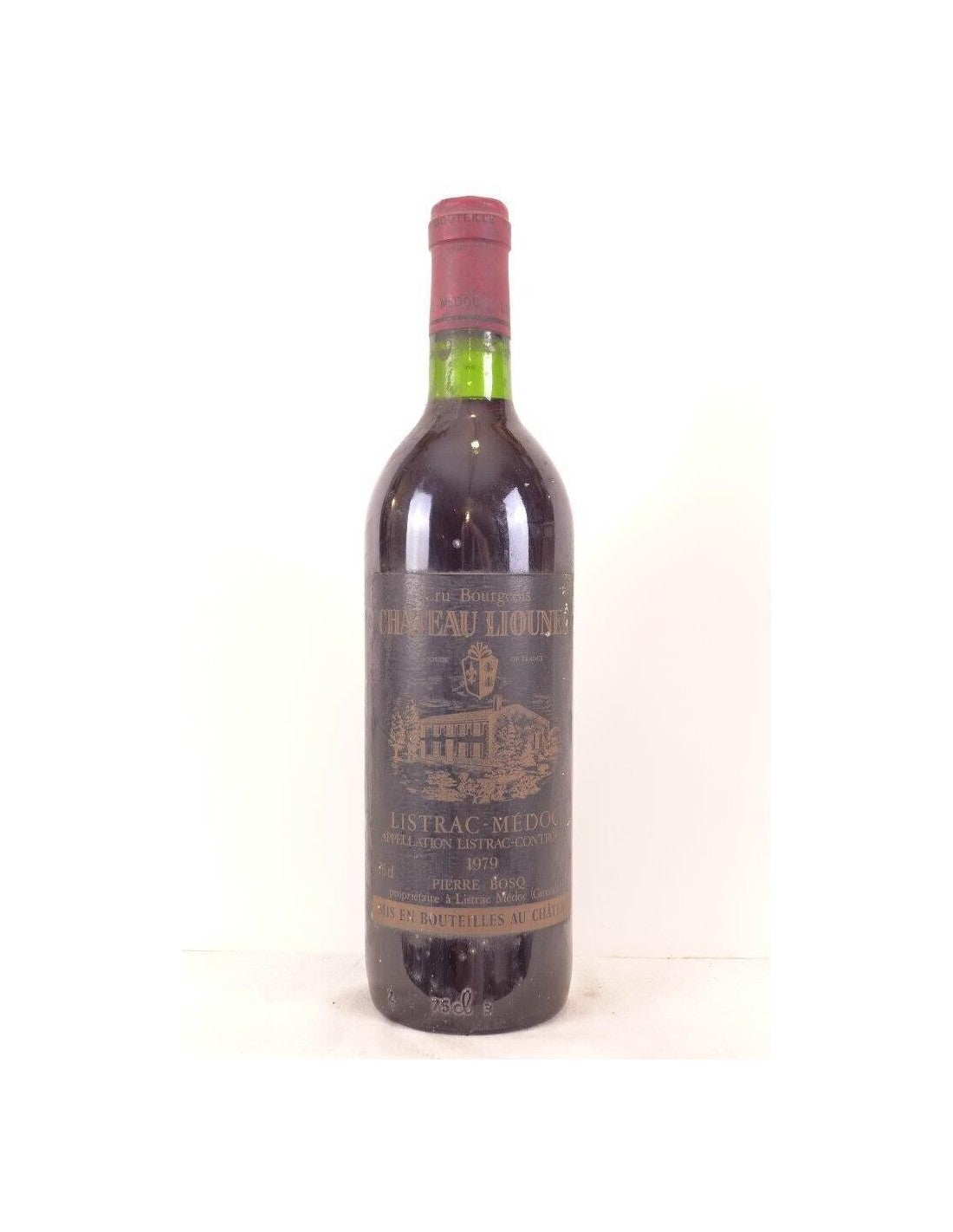 1979 - listrac - château liouner cru bourgeois - rouge - bordeaux - Just Wines 