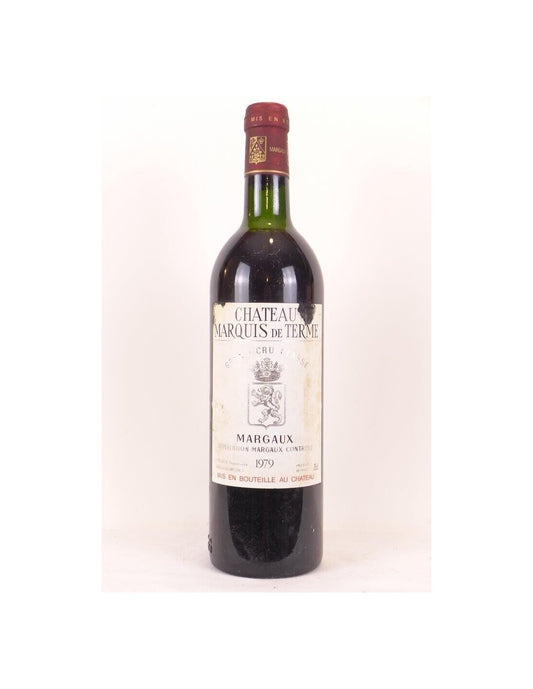 1979 - margaux - château marquis de terme grand cru classé - rouge - bordeaux - Just Wines 