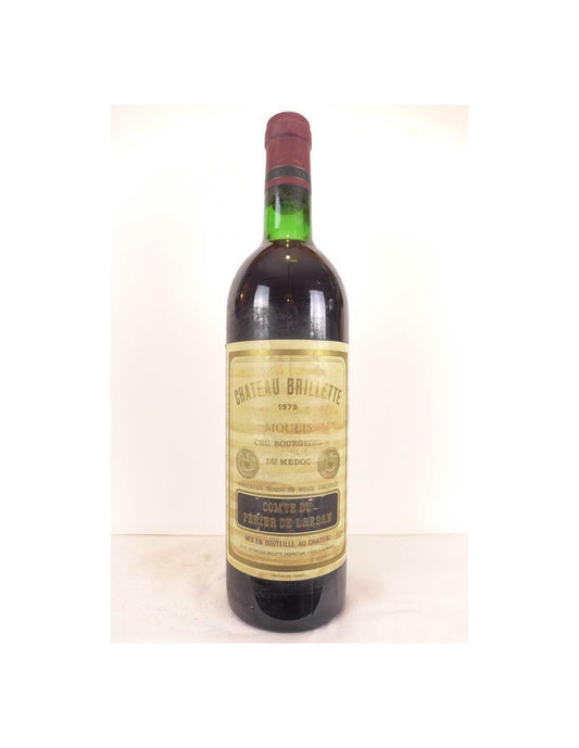 1979 - moulis - château brillette cru bourgeois - rouge - bordeaux - Just Wines 