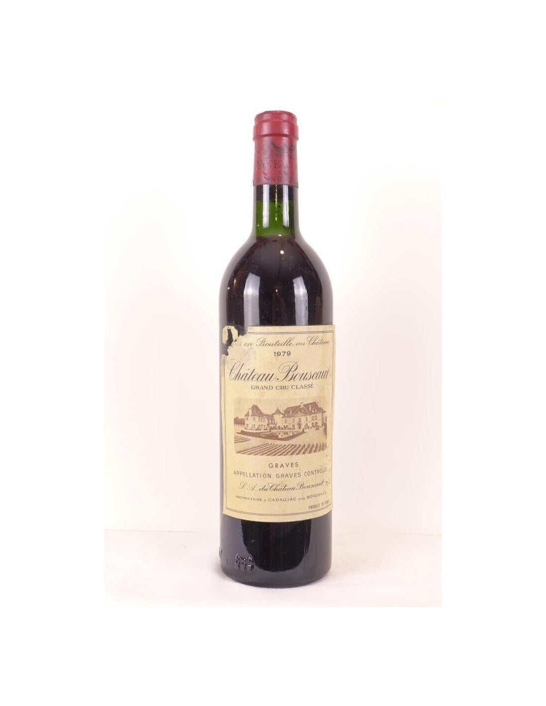 1979 - pessac-léognan - château bouscaut grand cru classé (accro étiquette) - rouge - bordeaux - Just Wines 