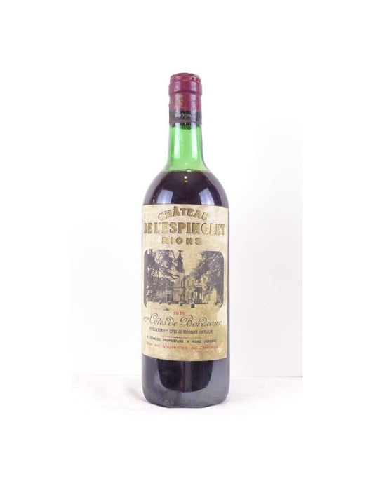 1979 - premières côtes de bordeaux - château de l'espinglet rions (capsule oxydée) - rouge - bordeaux - Just Wines 