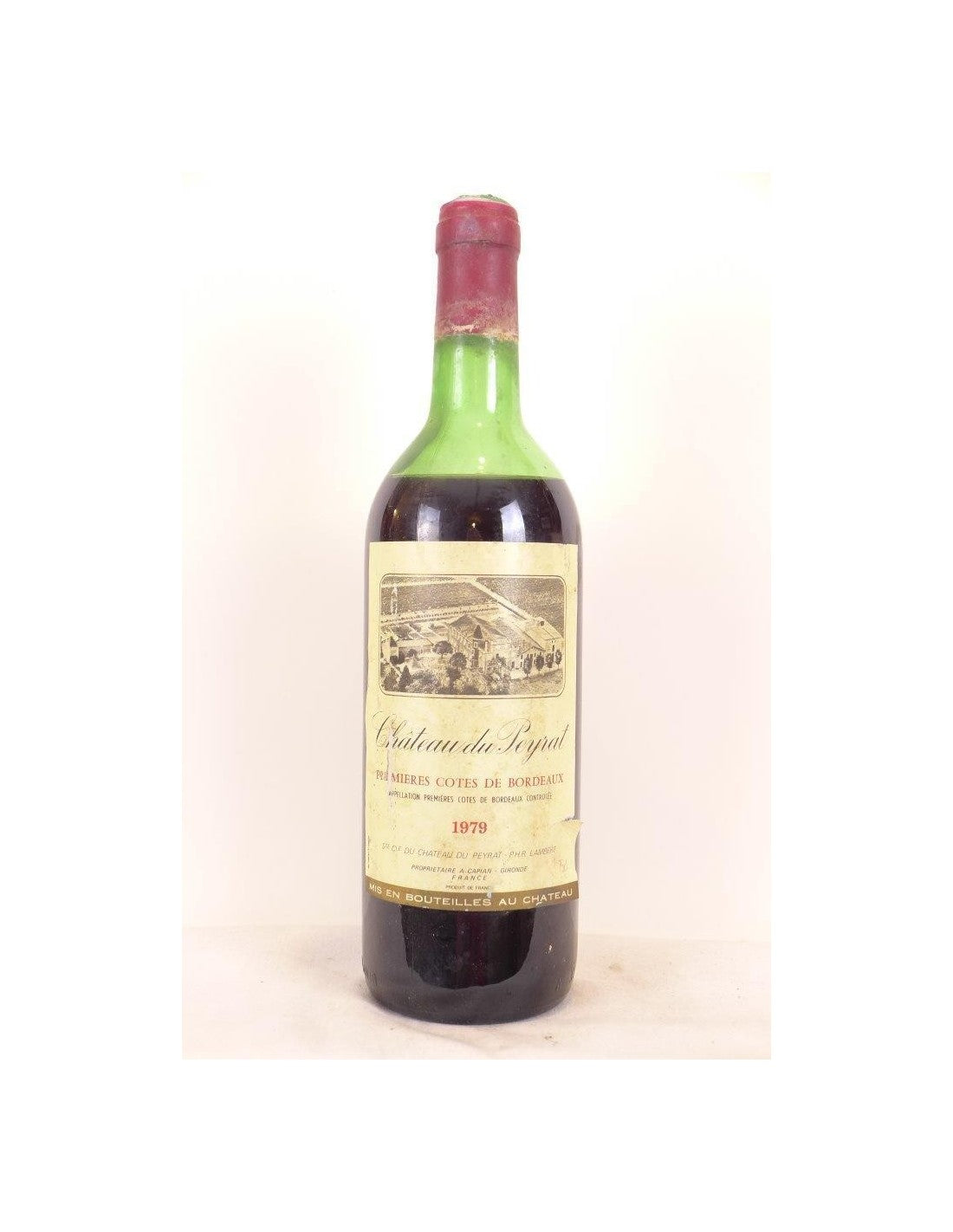 1979 - premières côtes de bordeaux - château du peyrat (niveau bas) - rouge - bordeaux - Just Wines 