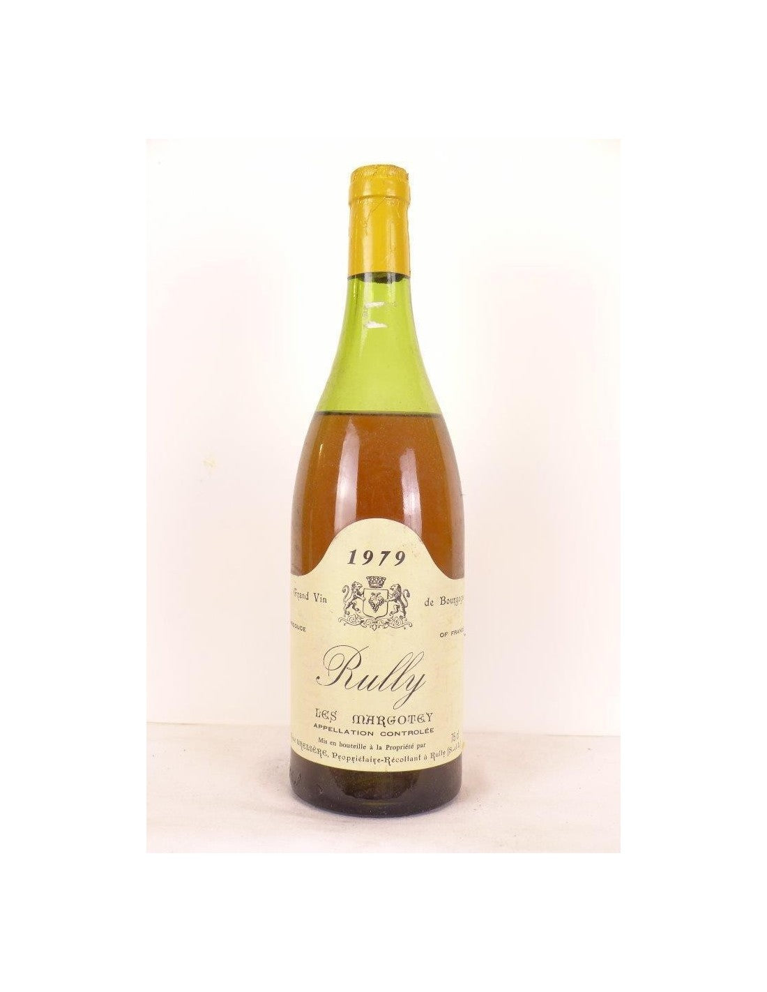 1979 - rully - rené brelière les margotey - blanc - bourgogne - Just Wines 