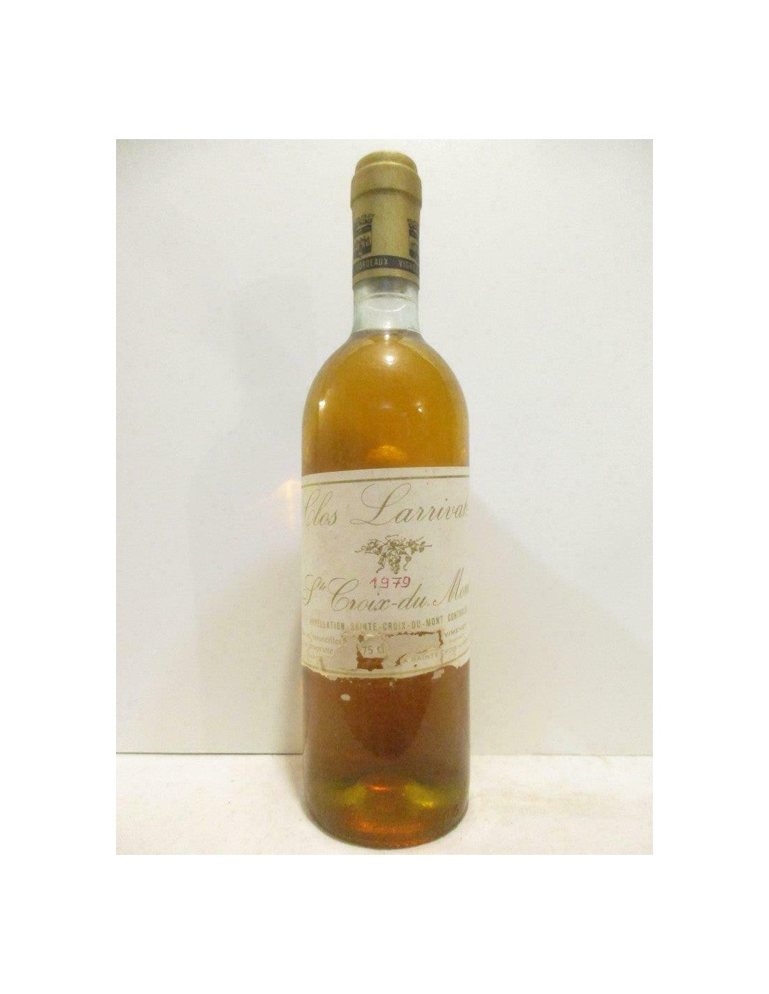 1979 - saint-croix du mont - clos larrivat (année manuscrite) - liquoreux - bordeaux - Just Wines 