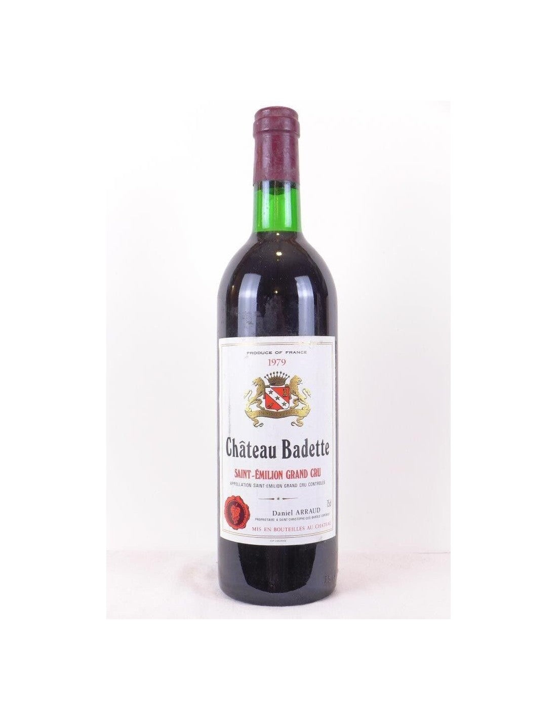 1979 - saint-émilion - château badette grand cru - rouge - bordeaux - Just Wines 