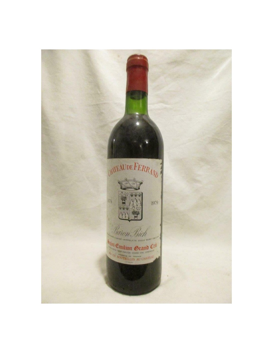 1979 - saint-émilion - château de ferrand grand cru - rouge - bordeaux - Just Wines 