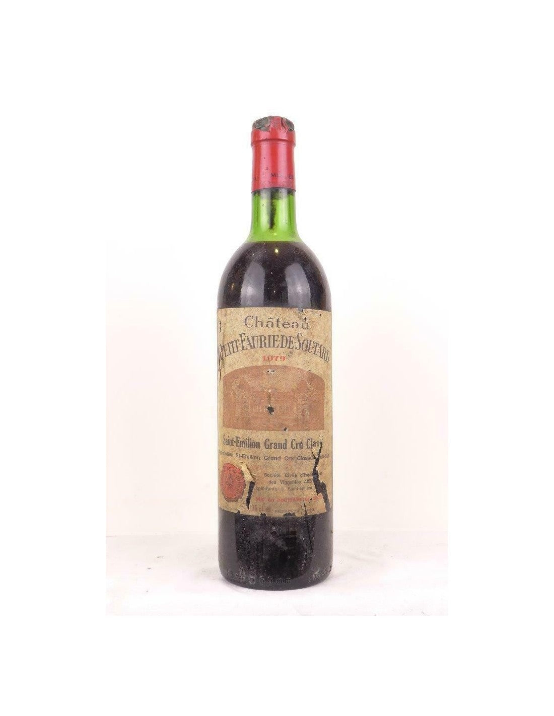 1979 - saint-émilion - château petit-faurie-de-soutard grand cru classé (capsule abîmée) - rouge - bordeaux - Just Wines 