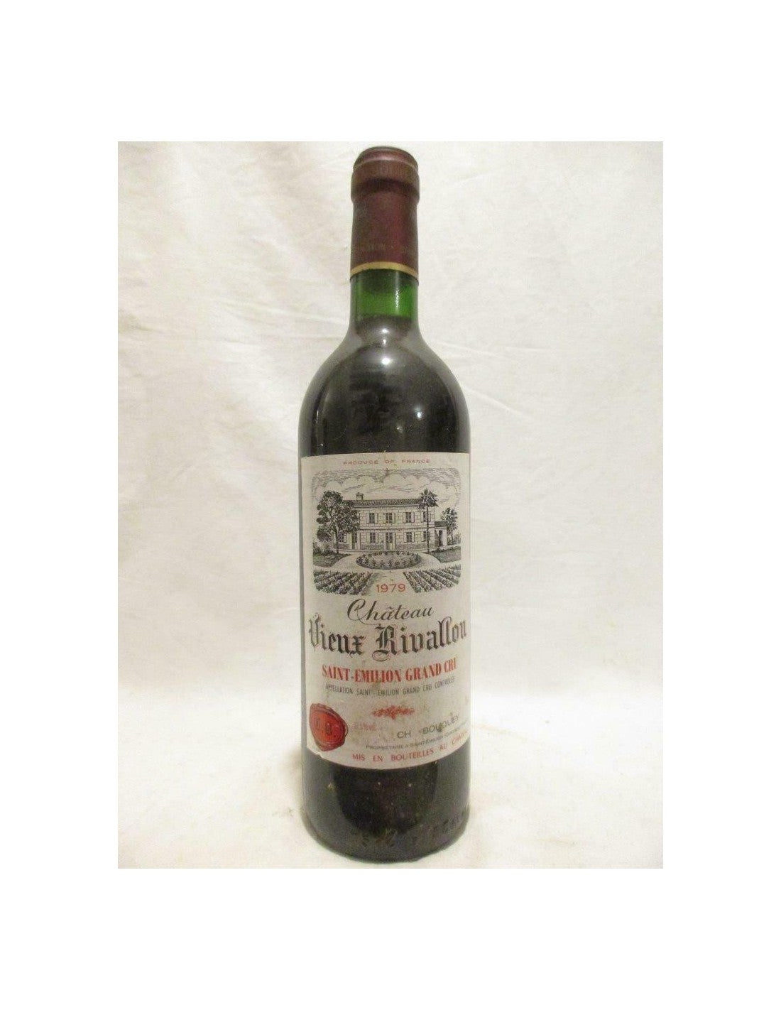 1979 - saint-émilion - château vieux rivallon grand cru - rouge - bordeaux - Just Wines 