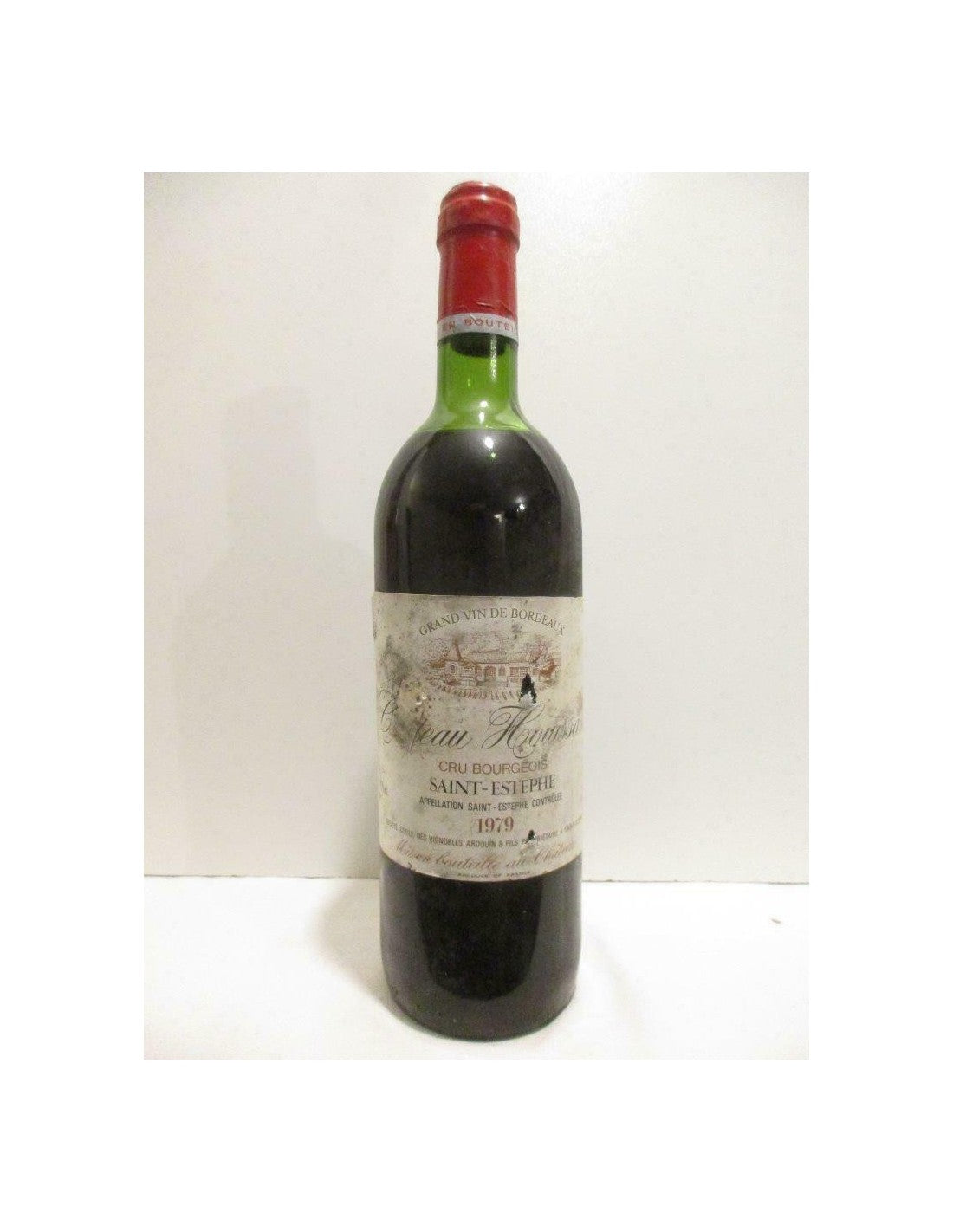 1979 - saint-estèphe - château houissant cru bourgeois (étiquette tachée) - rouge - bordeaux - Just Wines 