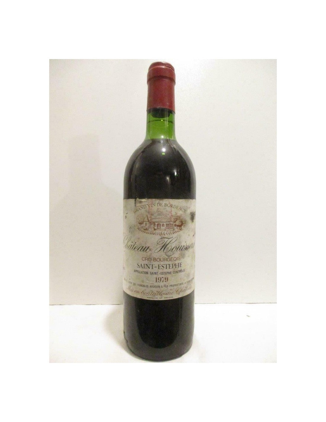 1979 - saint-estèphe - château houissant cru bourgeois - rouge - bordeaux - Just Wines 