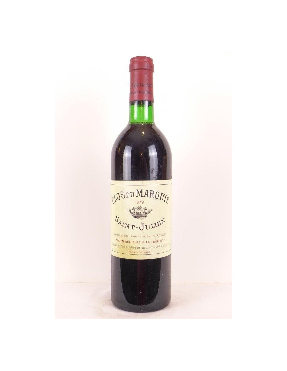 1979 - saint-julien - clos du marquis - rouge - bordeaux - Just Wines 