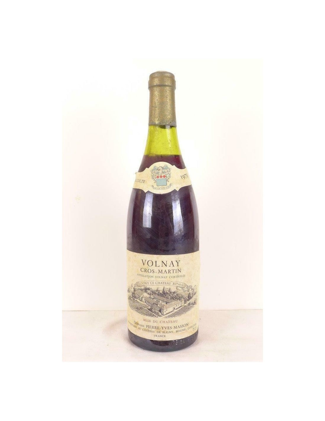 1979 - volnay - pierre-yves masson cros-martin (b1) - rouge - bourgogne - Just Wines 