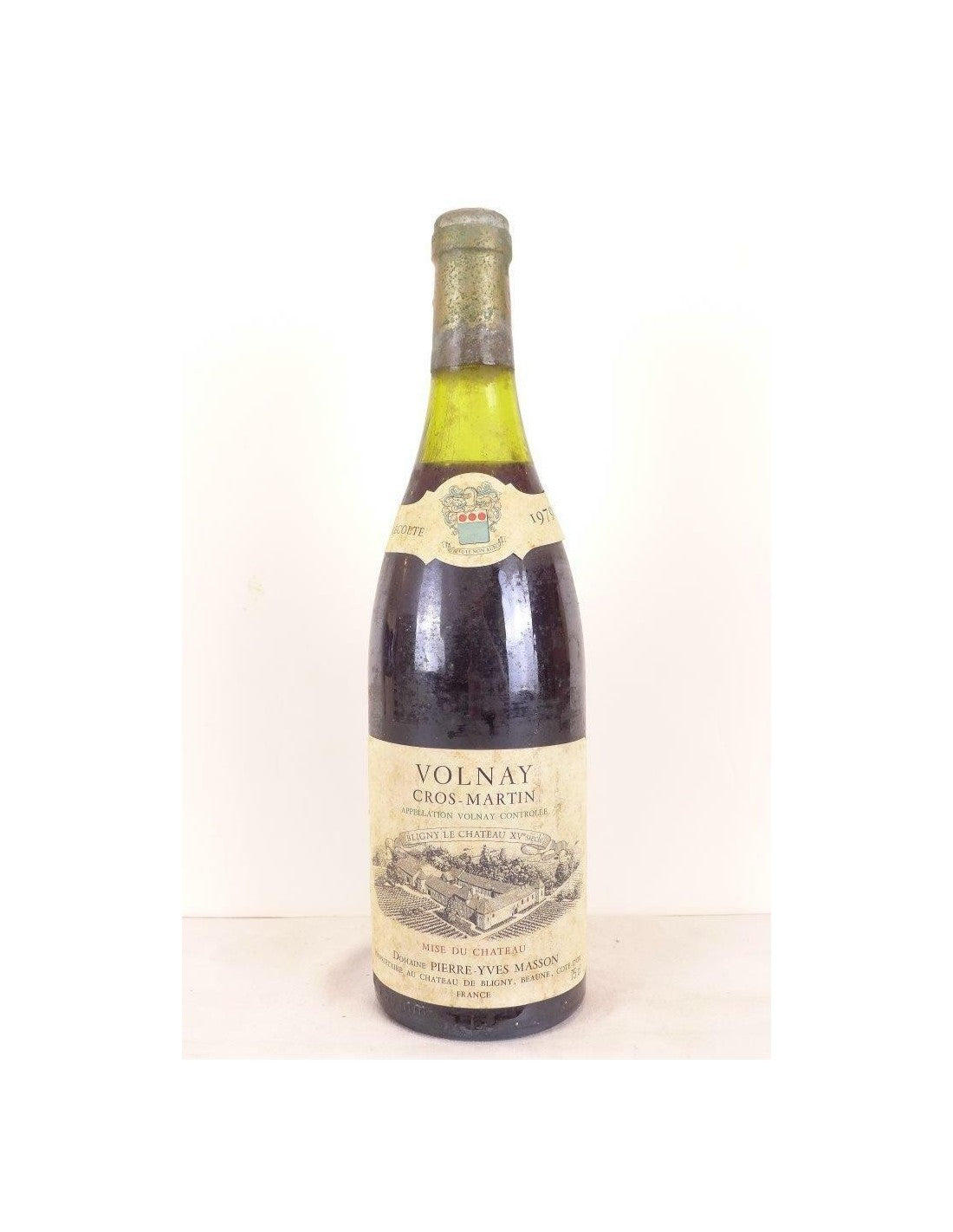 1979 - volnay - pierre-yves masson cros-martin (capsule oxydée) - rouge - bourgogne - Just Wines 