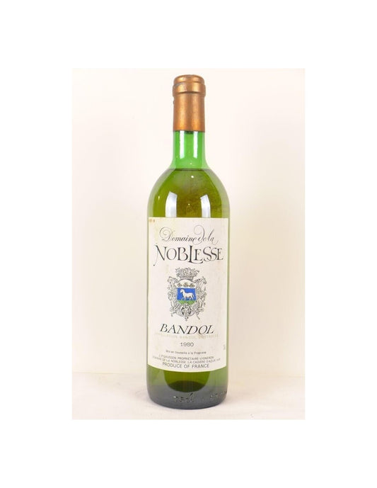 1980 - bandol - domaine de la noblesse - blanc - provence - Just Wines 