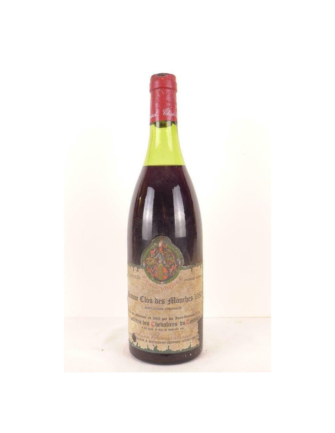 1980 - beaune - thomas bassot clos des mouches tastevinage (b1) - rouge - bourgogne - Just Wines 