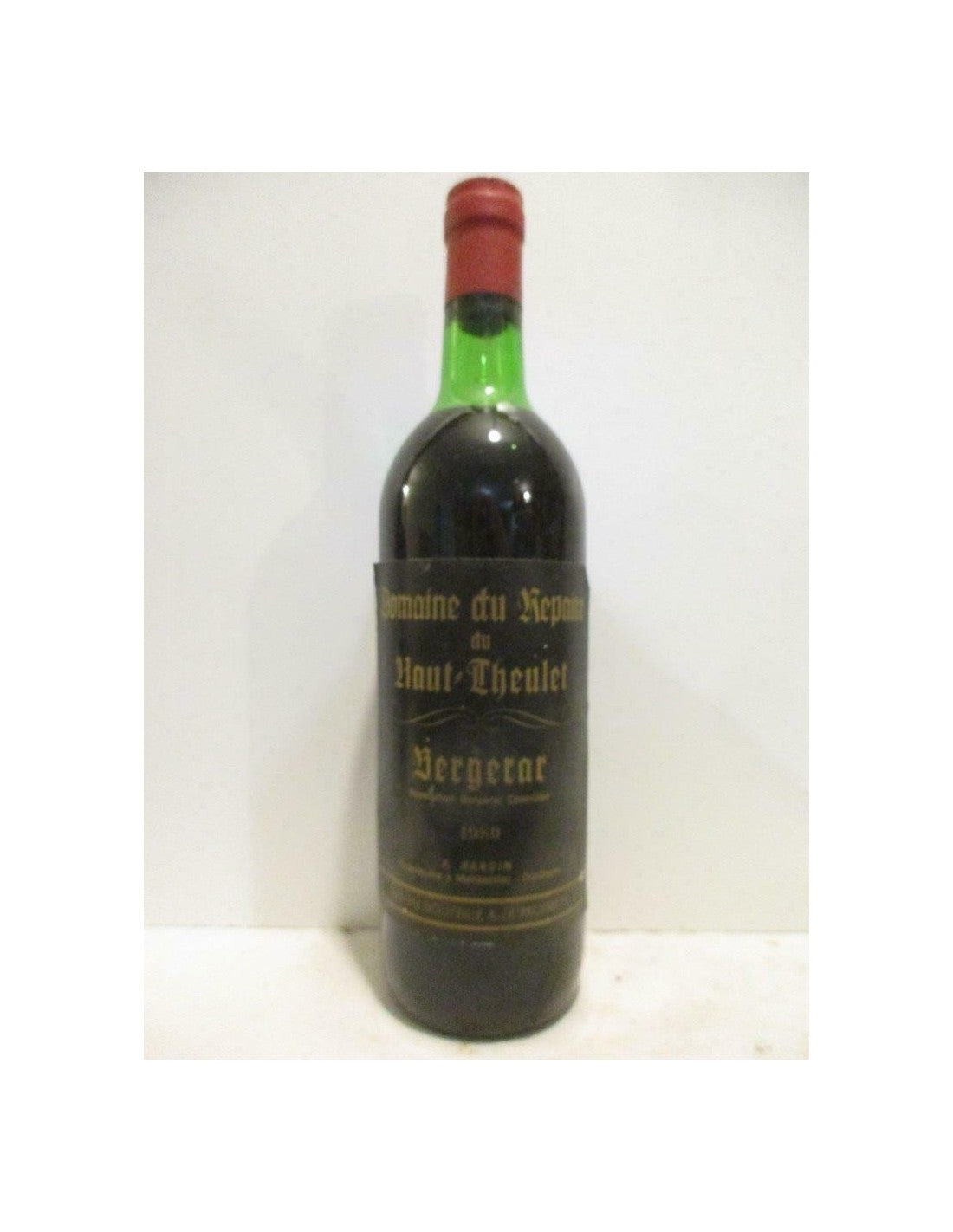 1980 - bergerac - domaine du repaire du haut-theulet - rouge - sud-ouest - Just Wines 