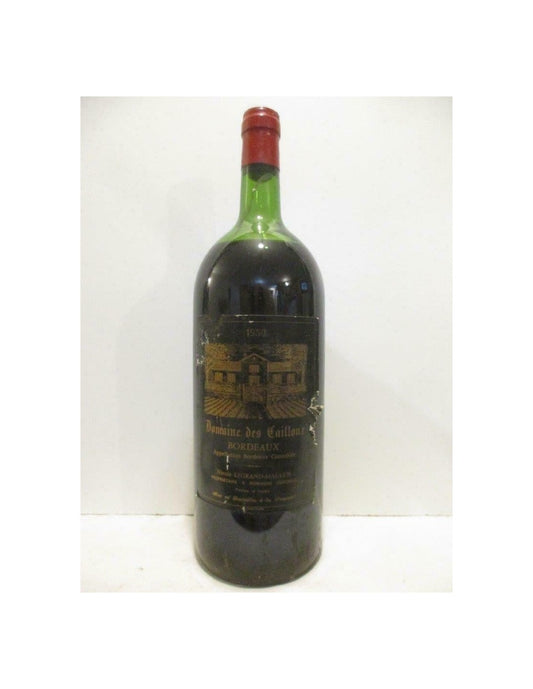 1980 - bordeaux - domaine des cailloux (accro capsule) magnum 150 cl - Rouge - bordeaux - Just Wines 