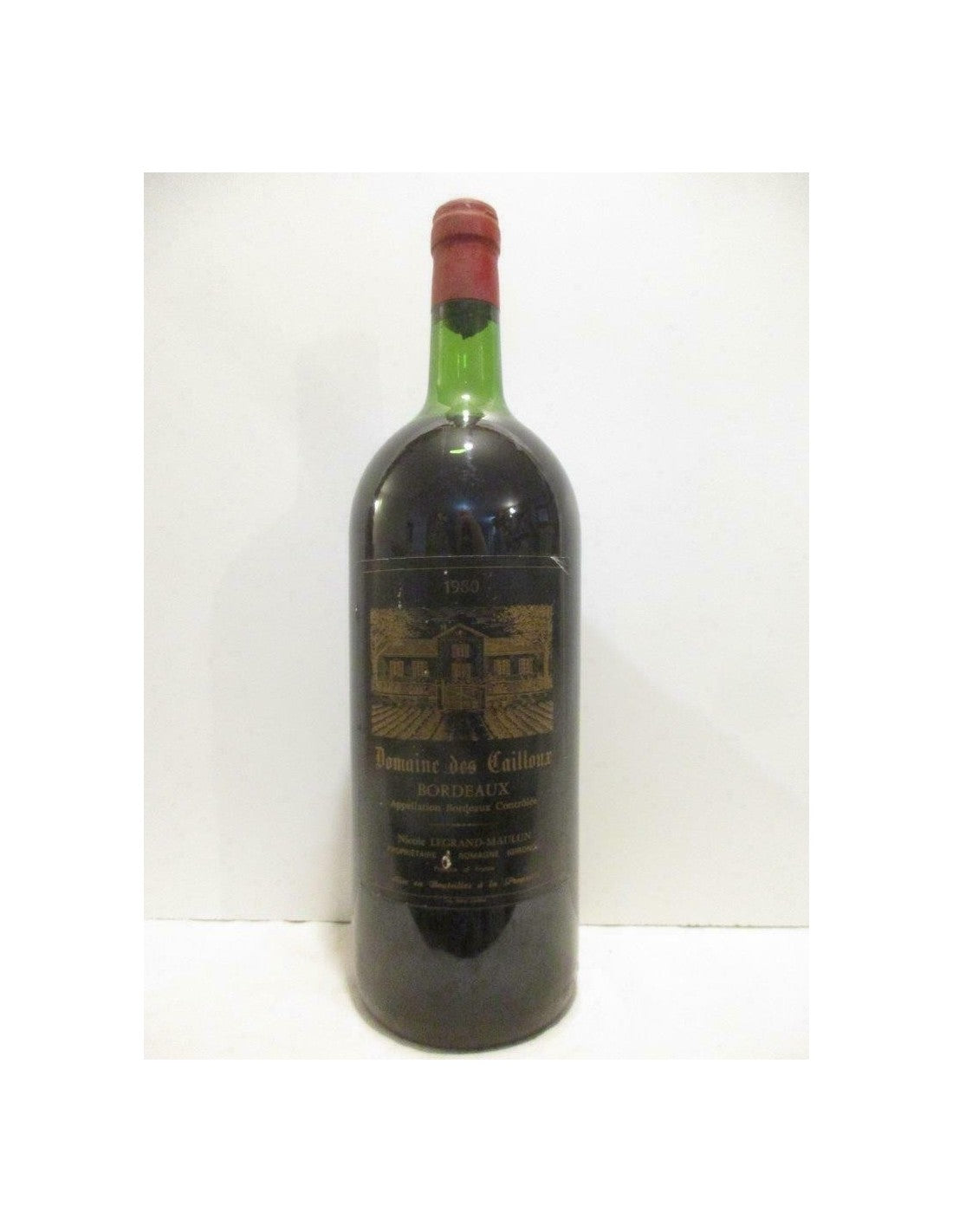 1980 - bordeaux - domaine des cailloux (b2) magnum 150 cl - Rouge - bordeaux - Just Wines 