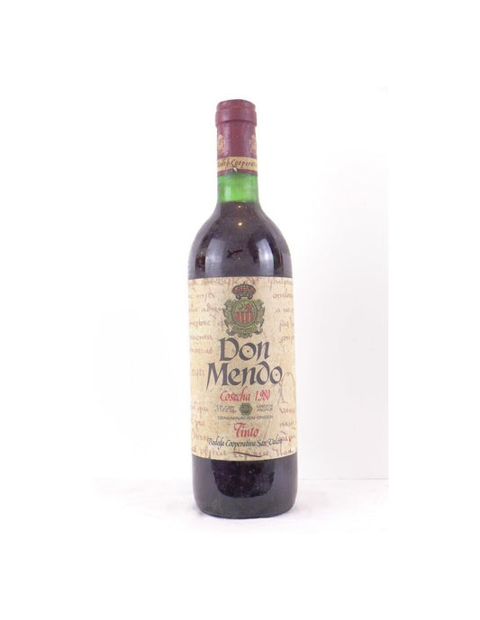 1980 - carinera - don mendo - rouge - Espagne - Just Wines 