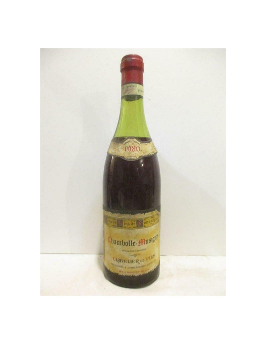 1980 - chambolle-musigny - clavelier - rouge - bourgogne - Just Wines 