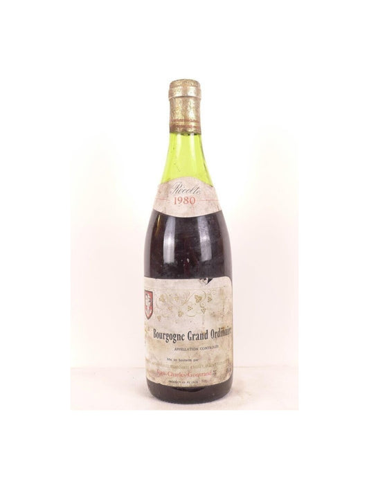 1980 - grand ordinaire - jean-charles gontrand - rouge - bourgogne - Just Wines 