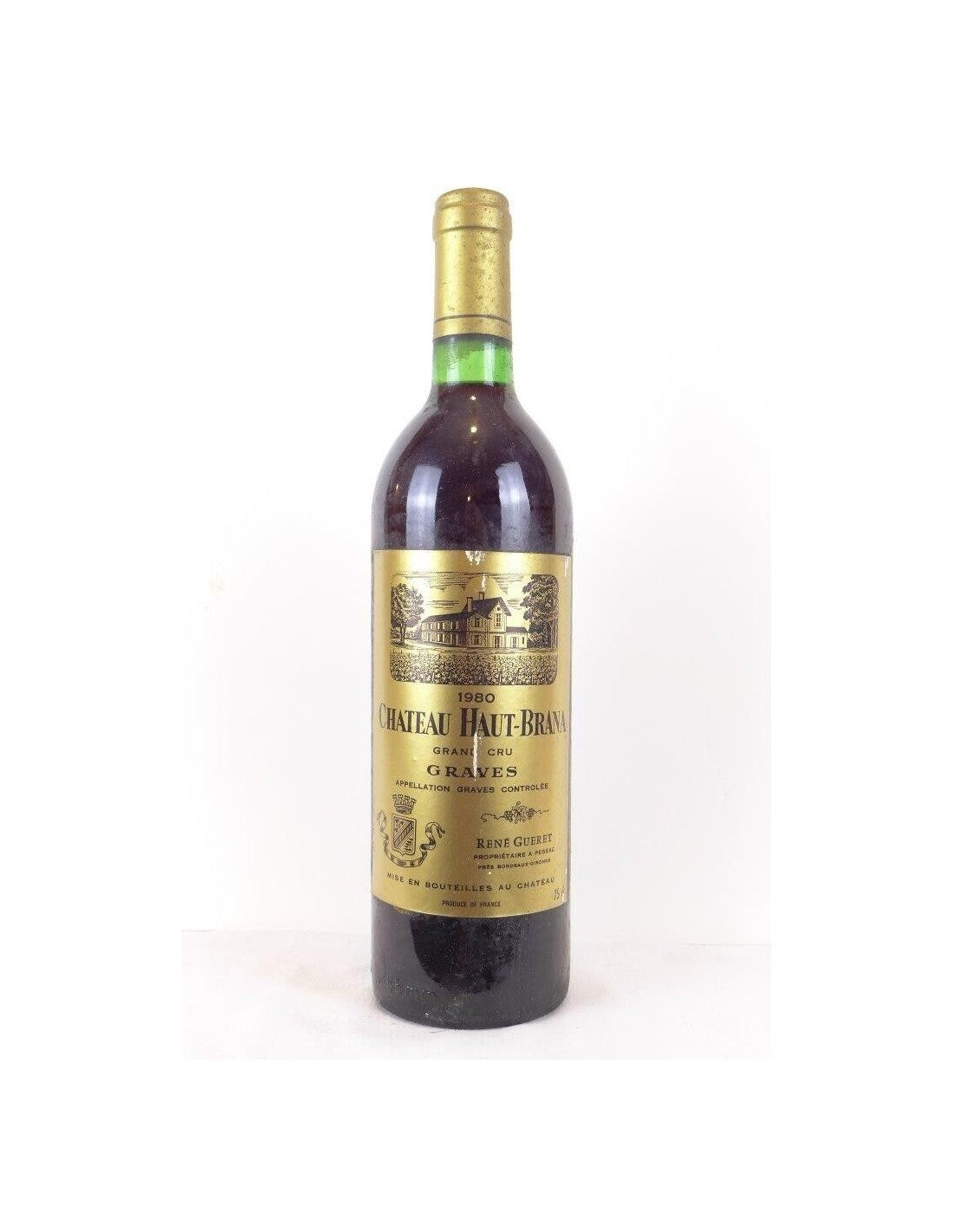 1980 - graves - château haut-brana grand cru - rouge - bordeaux - Just Wines 