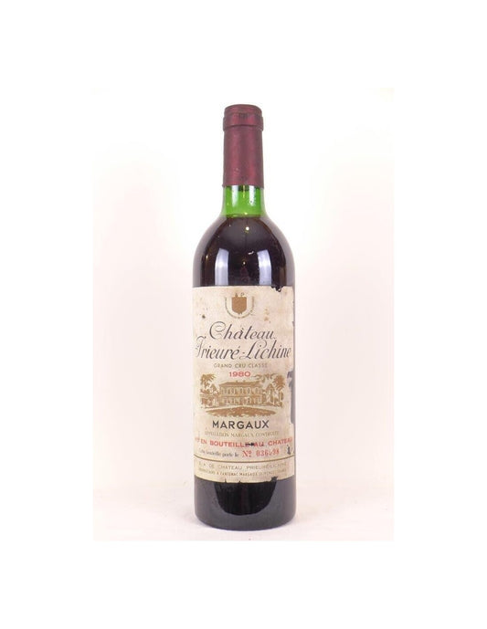 1980 - margaux - château prieuré-lichine grand cru classé - rouge - bordeaux - Just Wines 