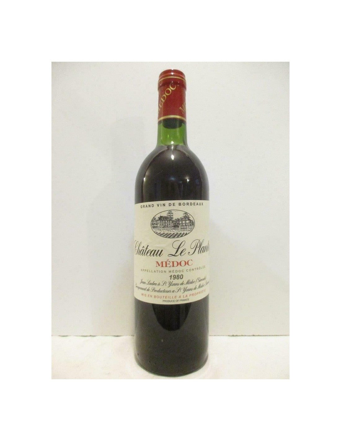 1980 - médoc - château le plantey - Rouge - bordeaux - Just Wines 