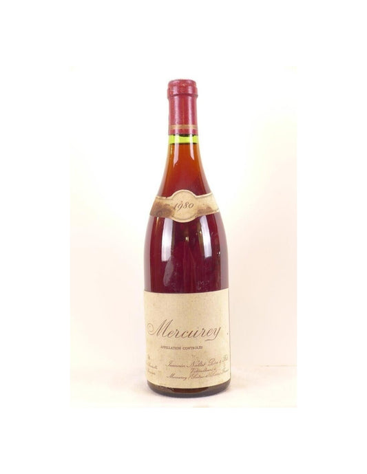 1980 - mercurey - jeannin-nallet (collerette sale) - rouge - bourgogne - Just Wines 