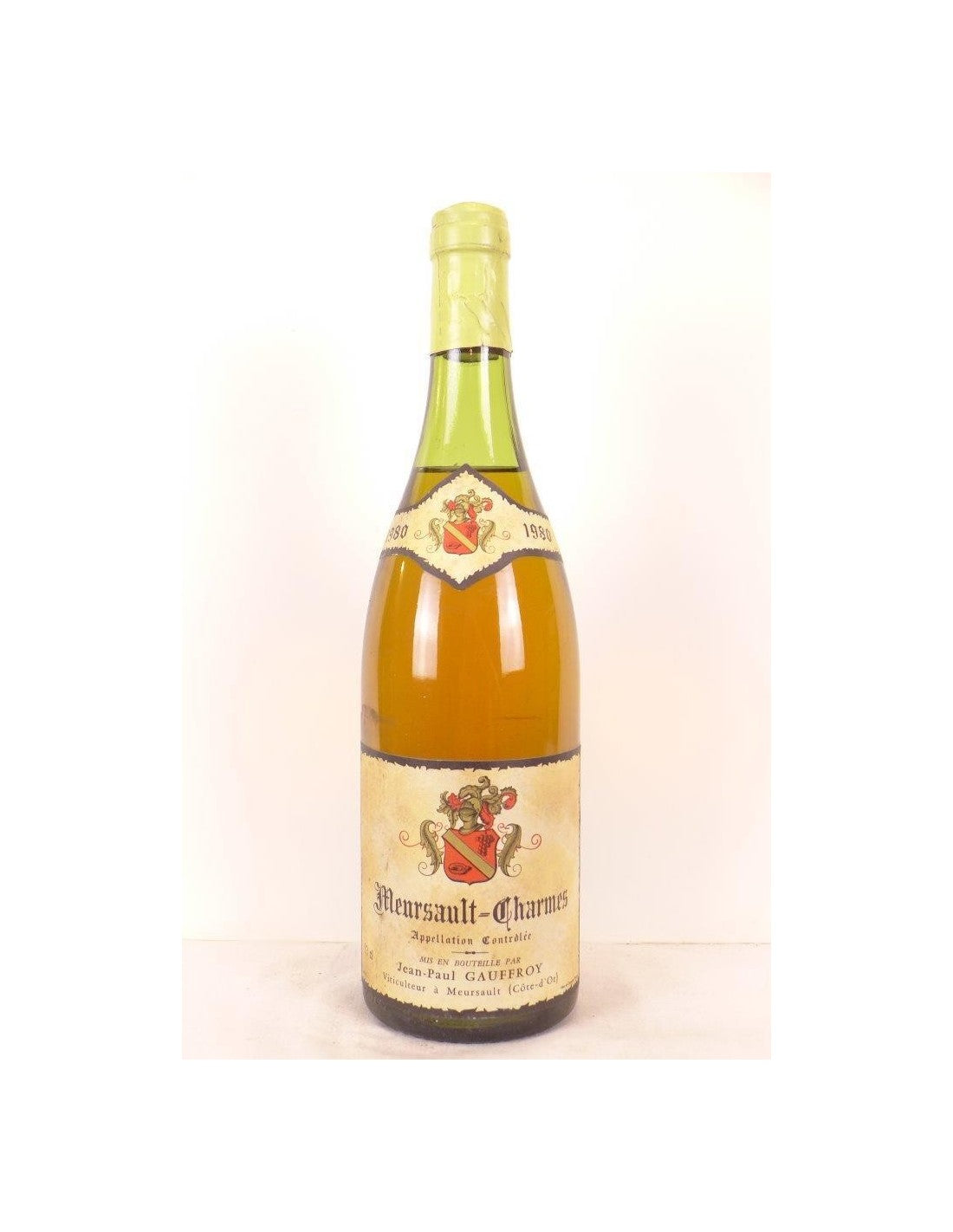 1980 - meursault - jean-paul geoffroy charmes (b1) - blanc - bourgogne - Just Wines 