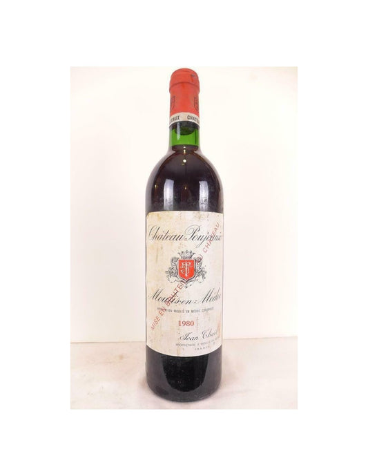 1980 - moulis - château poujeaux - rouge - bordeaux - Just Wines 