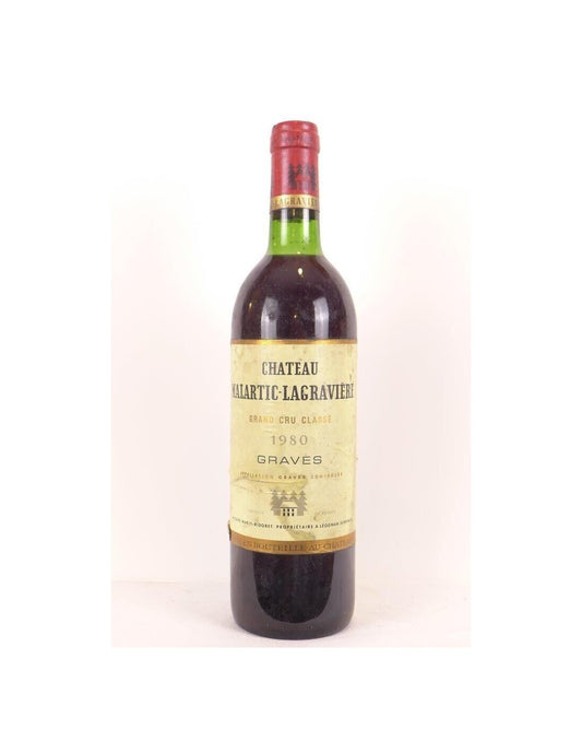 1980 - pessac-léognan - château malartic-lagravière grand cru classé (accro capsule) - rouge - bordeaux - Just Wines 