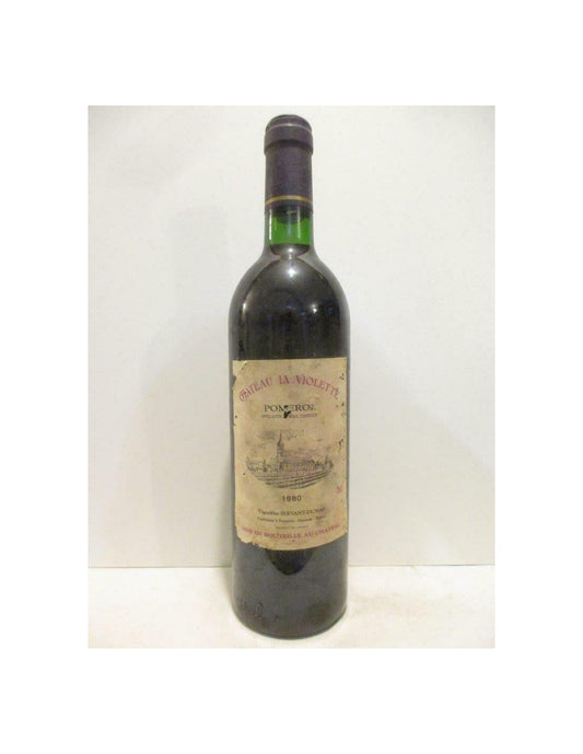 1980 - pomerol - château la violette - rouge - bordeaux - Just Wines 