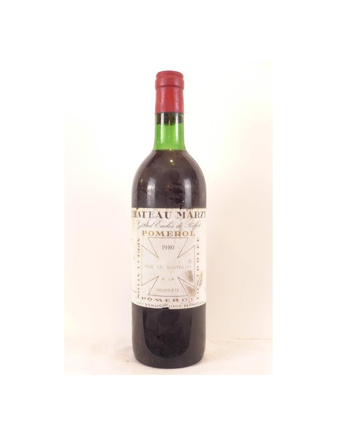 1980 - pomerol - château marzy grand enclos de riffat - rouge - bordeaux - Just Wines 