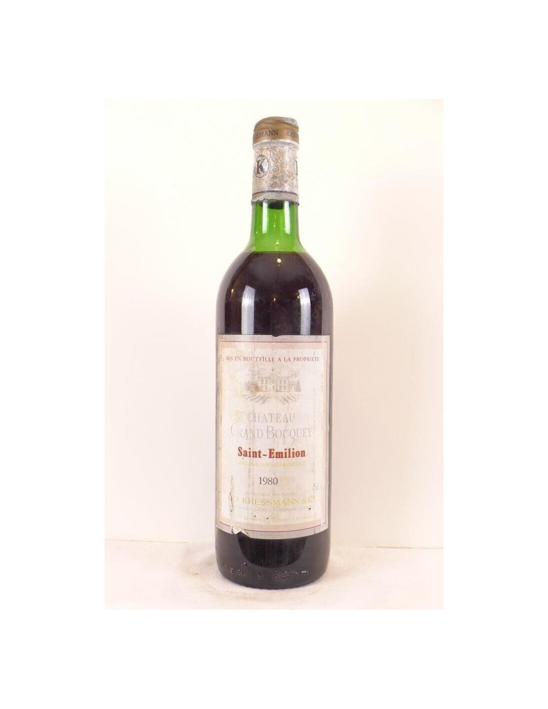 1980 - saint-émilion - château grand bouquey - rouge - bordeaux - Just Wines 