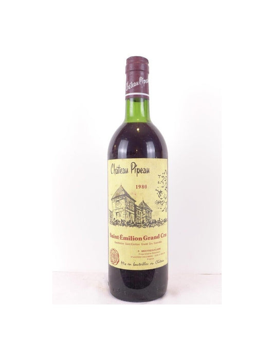 1980 - saint-émilion - château pipeau grand cru - rouge - bordeaux - Just Wines 