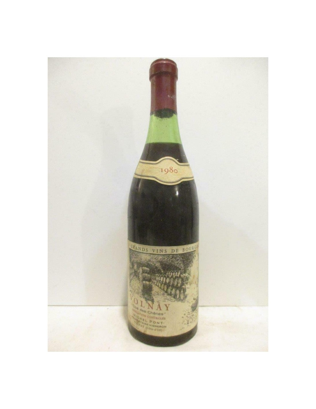 1980 - volnay - michel pont premier cru clos des chênes - rouge - bourgogne - Just Wines 