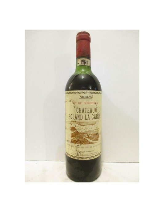 1981 - blaye - château roland la garde (étiquette sale) - rouge - bordeaux - Just Wines 