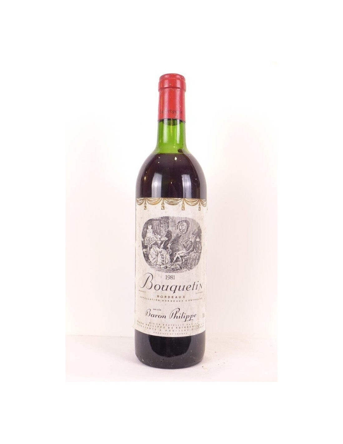 1981 - bordeaux - bouquetin baron philippe de rothschild - rouge - bordeaux - Just Wines 