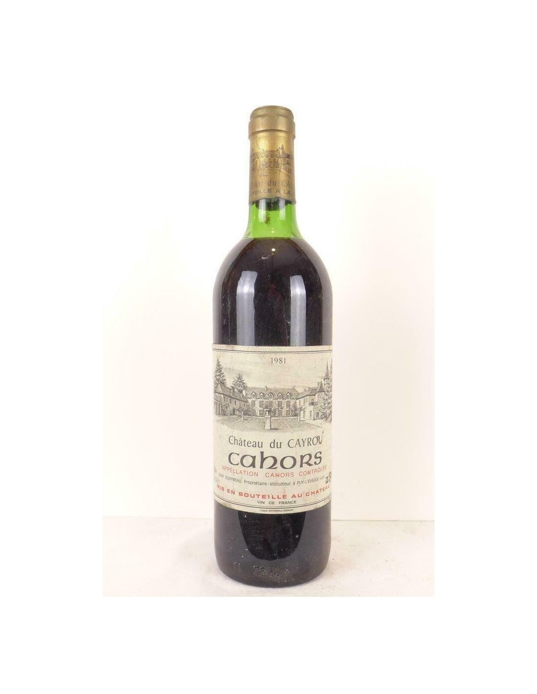 1981 - cahors - château du cayrou - rouge - sud-ouest - Just Wines 