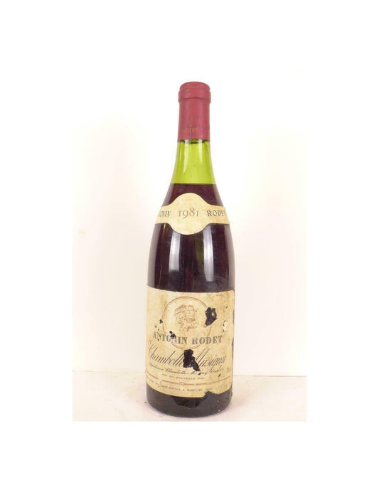 1981 - chambolle-musigny - antonin rodet - rouge - bourgogne - Just Wines 