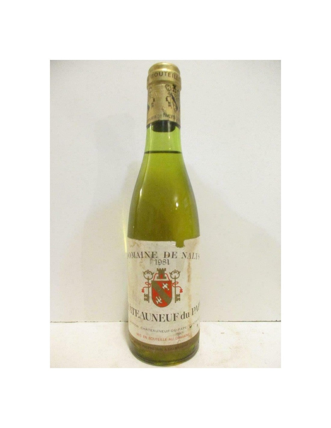 1981 - châteauneuf du pape - domaine de nalys (étiquette abîmée) 37 cl - blanc - rhône - Just Wines 