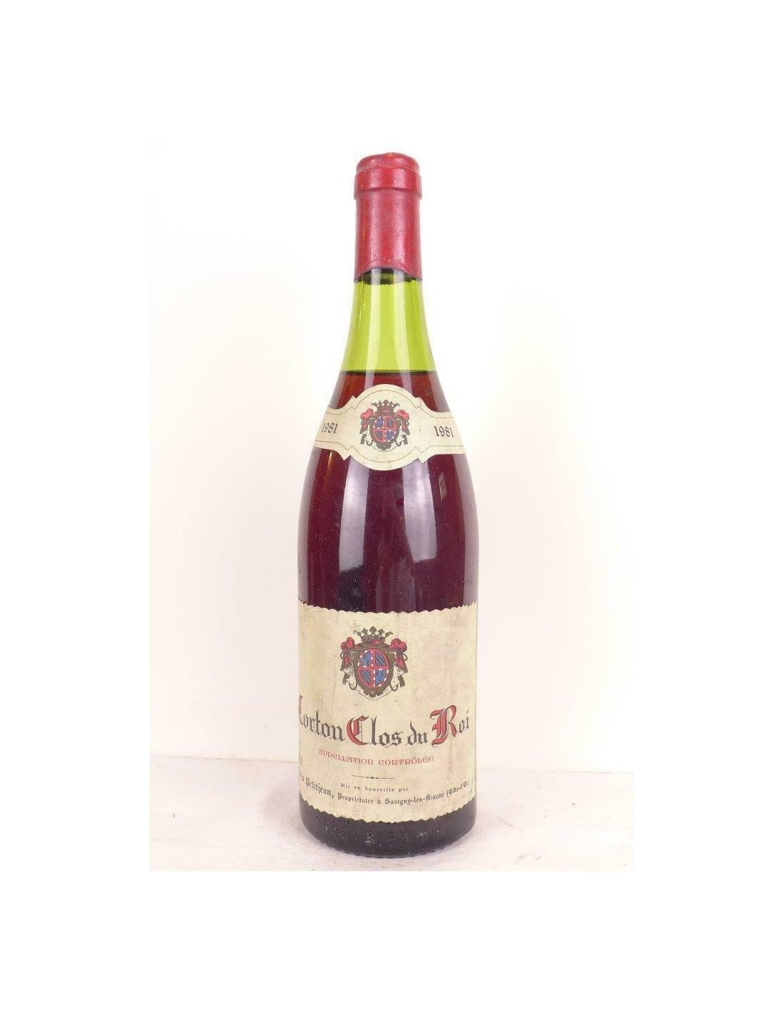 1981 - corton - louis petitjean grand cru clos du roi - rouge - bourgogne - Just Wines 