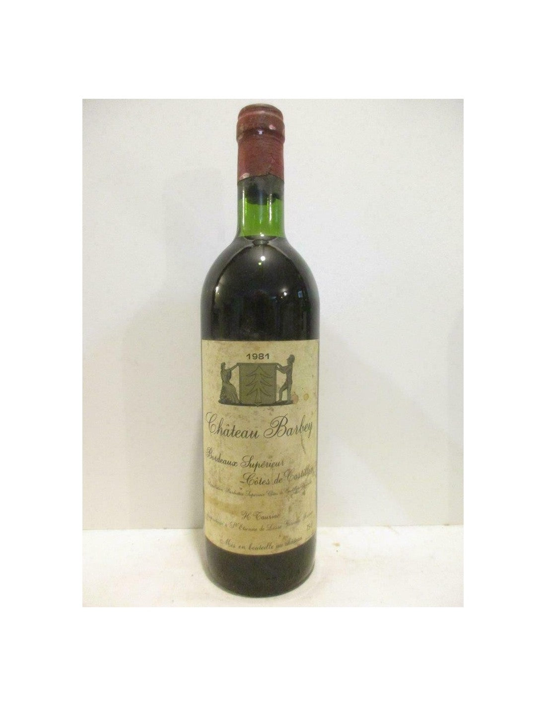 1981 - côtes de castillon - château barbey - rouge - bordeaux - Just Wines 