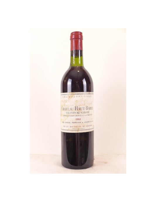 1981 - graves - château haut-bailly grand cru classé - rouge - bordeaux - Just Wines 