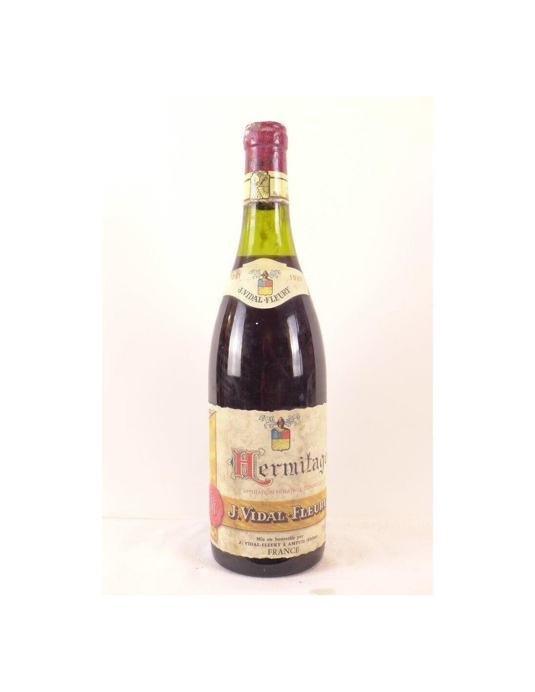 1981 - hermitage - vidal-fleury (capsule abîmée) - rouge - rhône - Just Wines 