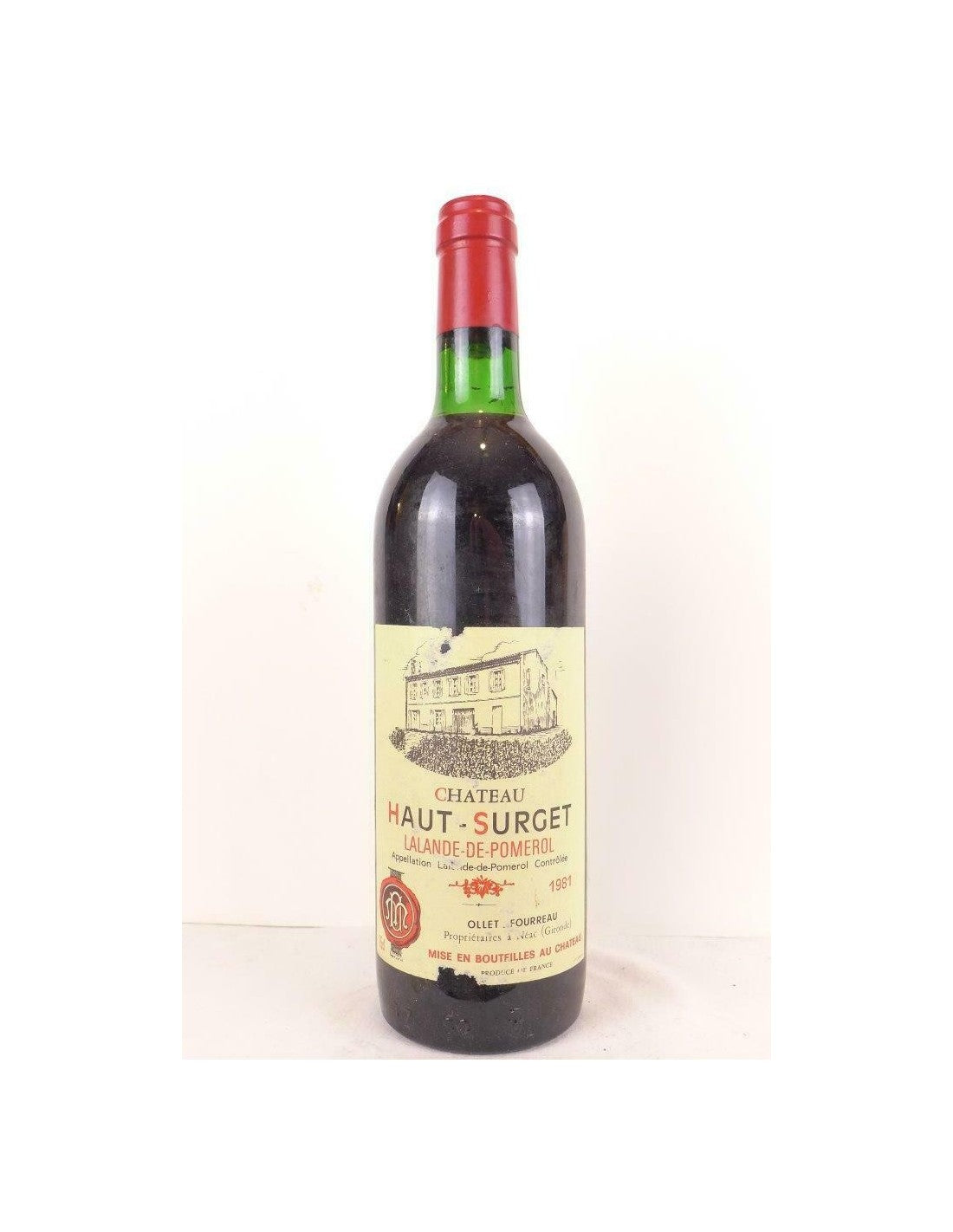 1981 - lalande de pomerol - château haut-surget - rouge - bordeaux - Just Wines 