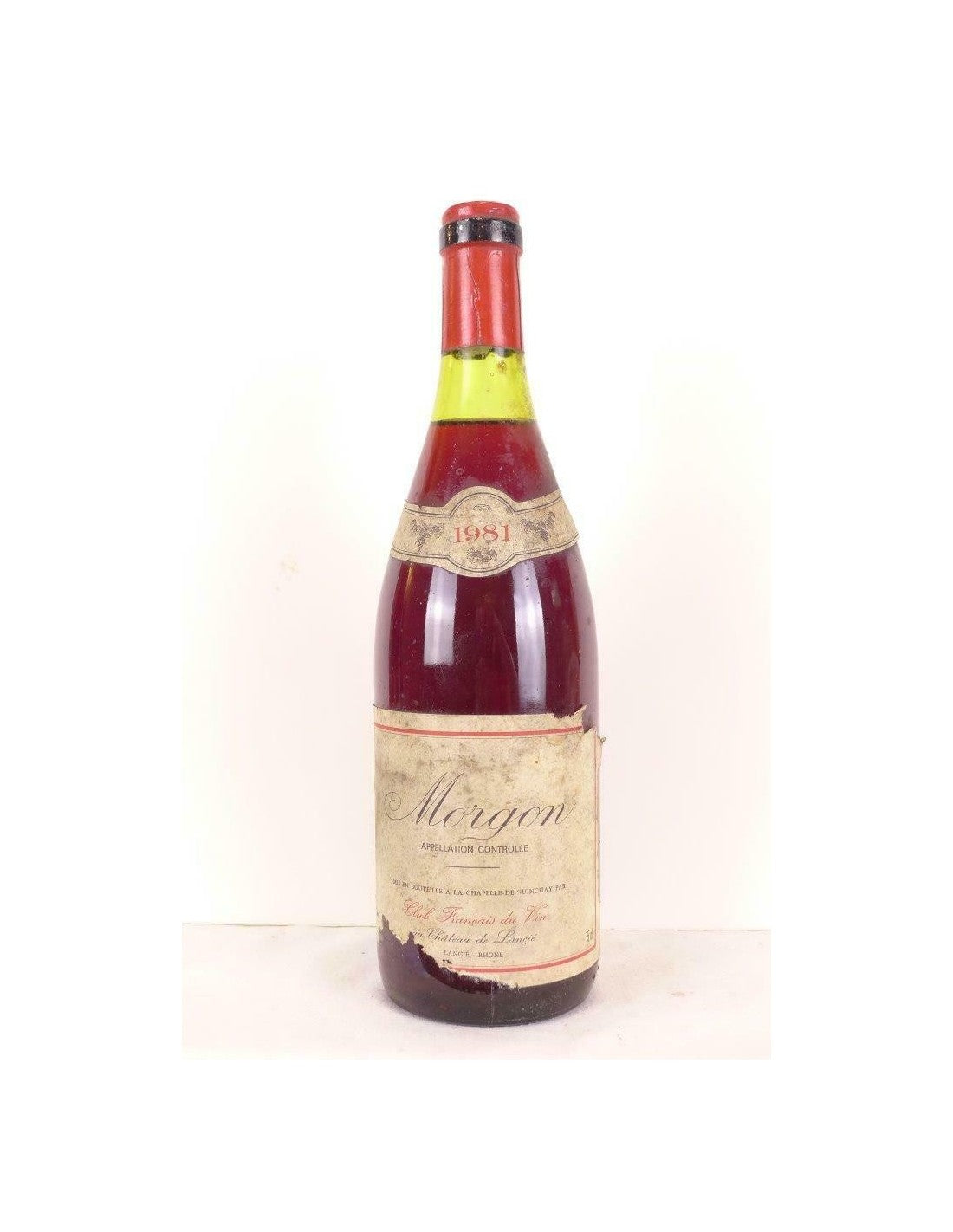 1981 - morgon - château de lancié club français du vin - rouge - beaujolais - Just Wines 